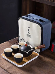 Набор уникальная гайвань с ситом, пиалы, чабань, сумка. Китайский чай.