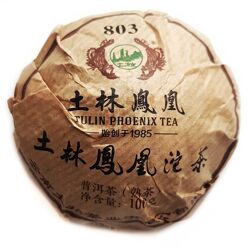 Шу пуэр Феникс 803 и 8502 от фабрики Тулинь. Китайский чай.