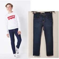 Джинсы штаны унисекс стрейч джинсові штани regular levi&acutes 510