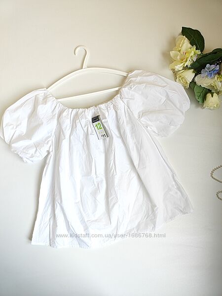 Стильна біла блуза Primark 12/L