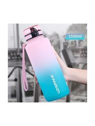 Пляшечка для води Uzspace 1.5л Рожево-блакитна
