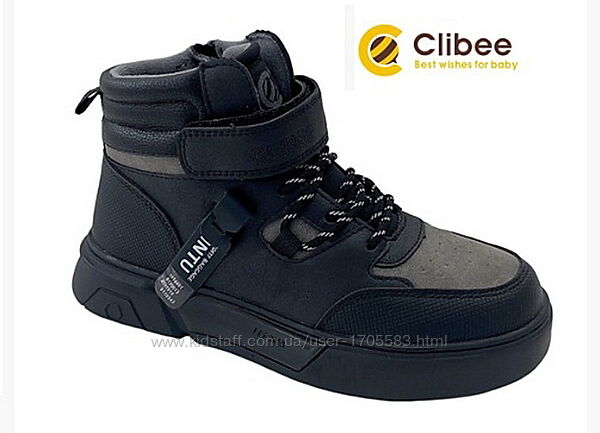 Черевики ботинки демісезонні хайтопи Clibee для хлопчиків