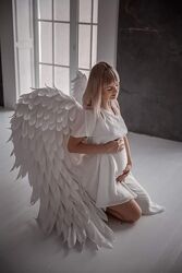 Крылья Ангела БЕЛЫЕ разных размеров в наличии и под заказ Пересылаем
