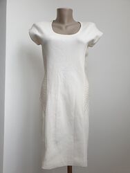 белое бандажное платье REISS
