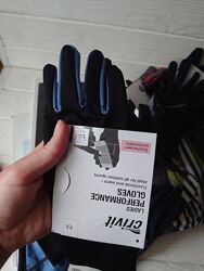 Crivit 7 7,5 сенсорние перчатки рукавички для телефона сенсорні
