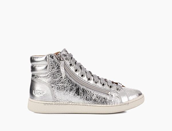 Черевики шкіряні ugg metallic silver р. 39. 0 us 9. 0