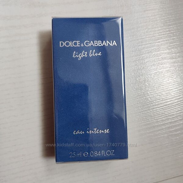 Dolce & Gabbana Light Blue Eau Intense парфумована вода для жінок 25 ml