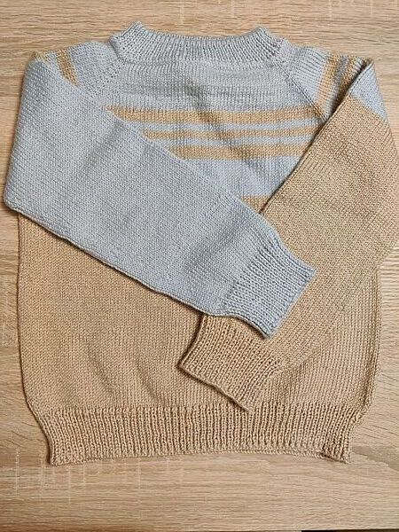Дитячий светрик светр свитер на 7-8 років бамбук/акрил, ручна робота