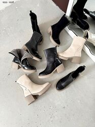 Шкіряні черевики на зручній підошві - 36,37,38,39,40,41