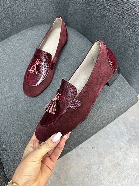 Зручні шкіряні лофери - від виробника