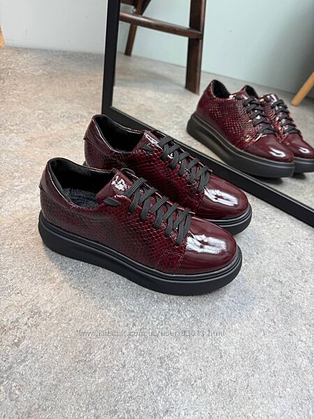 Стильні шкіряні кеди - від виробника