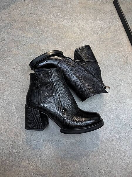 Шикарні ботильони з натуральної шкіри - від виробника