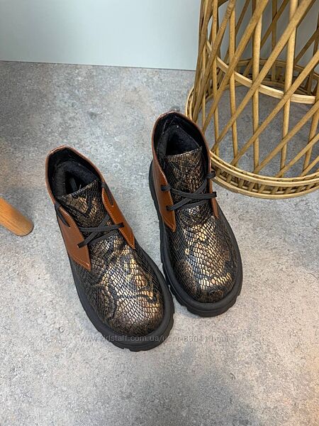 Зручні черевики з натуральної шкіри - від виробника