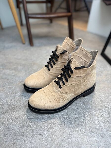 Стильні черевики з натуральної шкіри - від виробника