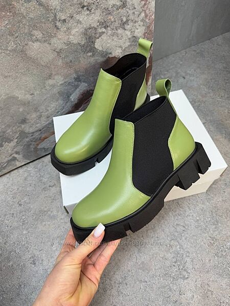 Стильні черевики з натуральної шкіри - від виробника