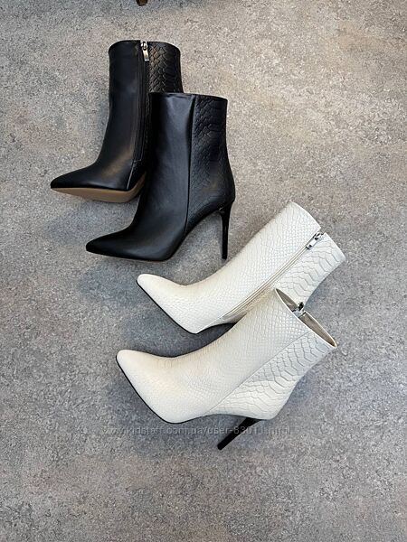 Стильні ботильони з натуральної шкіри - від виробника