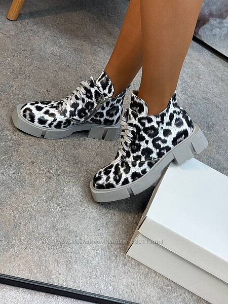 Стильні черевики з натуральної шкіри - від виробника