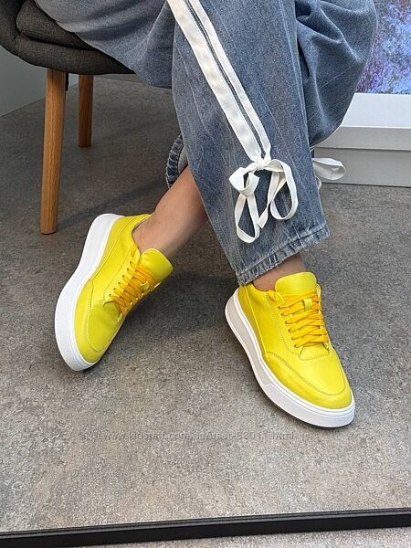 Стильні шкіряні кеди - від виробника