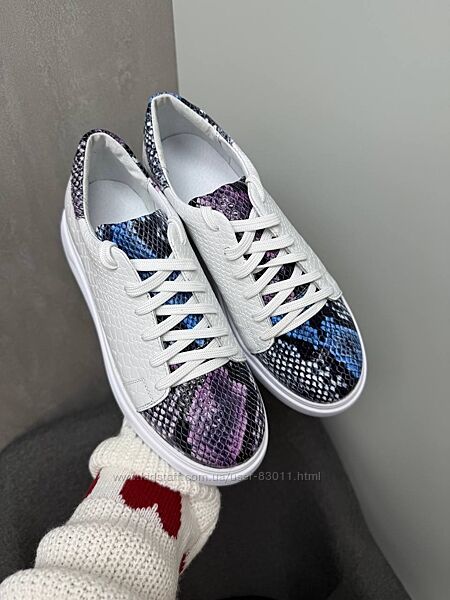 Стильні шкіряні кеди - від виробника