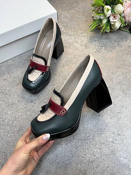 Шикарні туфлі з натуральної шкіри - від виробника