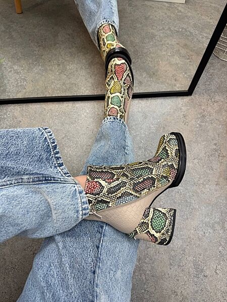 Стильні ботильони з натуральної шкіри - від виробника