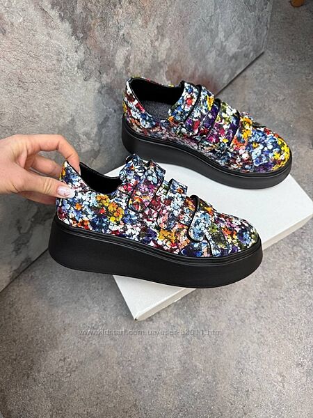 Стильні кеди з натуральної шкіри - від виробника