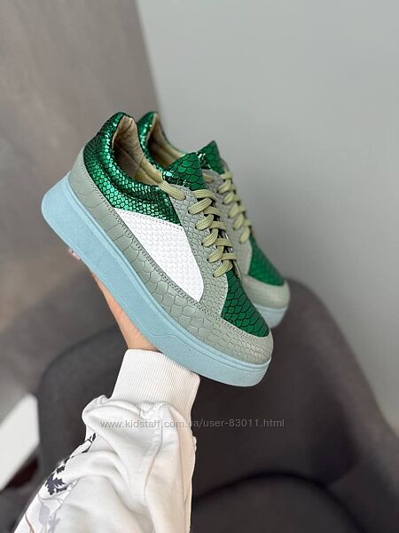 Стильні шкіряні кеди - від виробника