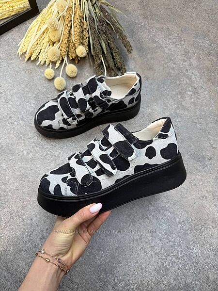 Стильні кеди з натуральної шкіри - від виробника