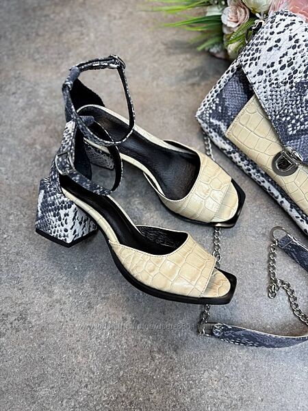 Стильні та зручні босоніжки з натуральної шкіри 