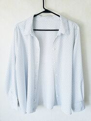 Блуза в горошек marks and spencer 22 uk