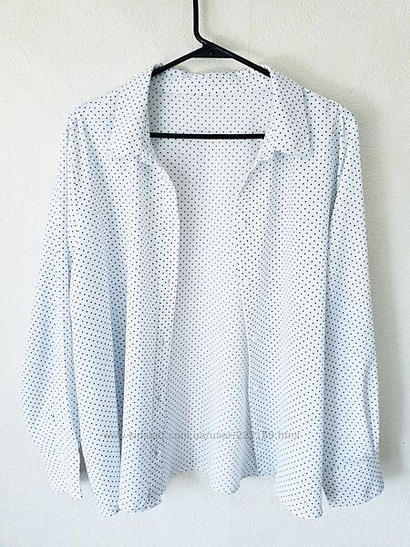 Блуза в горошек marks and spencer 22 uk