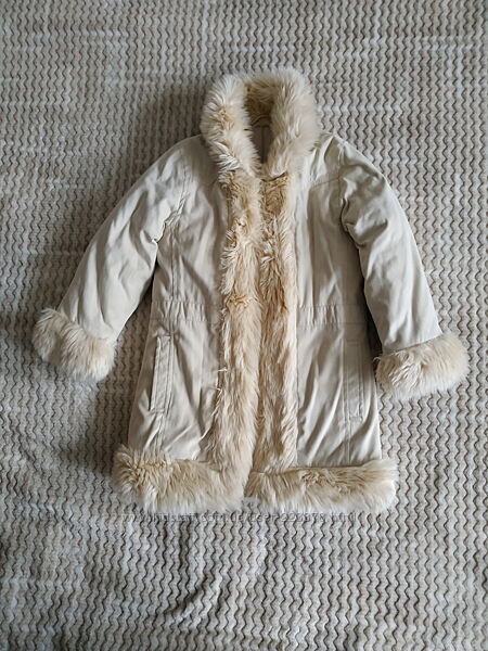 Пальто для дівчинки 6-7 рочків, осінь, тепла зима