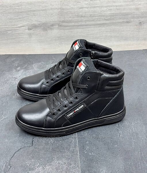 Чоловічі шкіряні зимові черевики ТН бот/зима