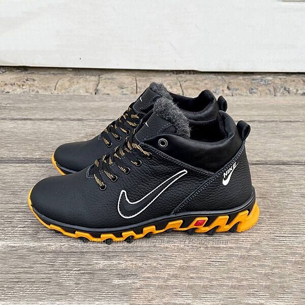 Дитячі шкіряні зимові кросівки Nike Б22/9 дет