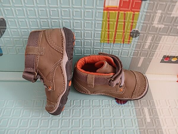 Кожаные кроссовки амер. бренда Stride Rite стелька мемори 12 см