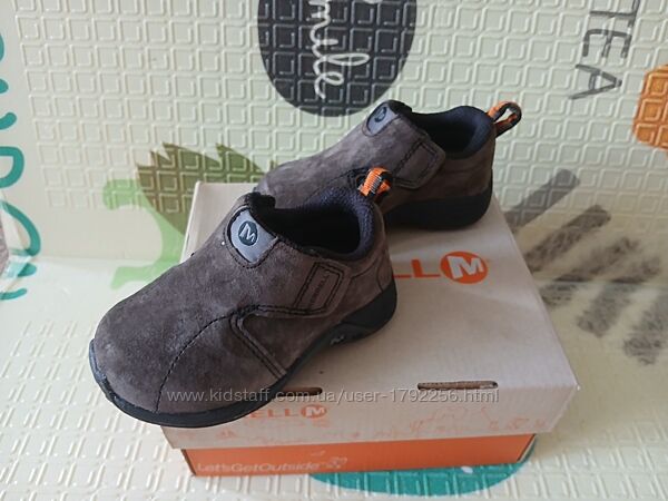 Кожаные замшевые кроссовки Merrell оригинал стелька 13,5см