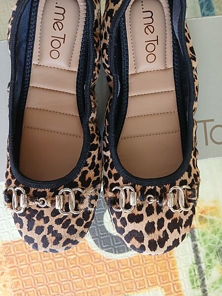 Шкіряні туфлі балетки туфли me too устілка пеіна memory привезені з США