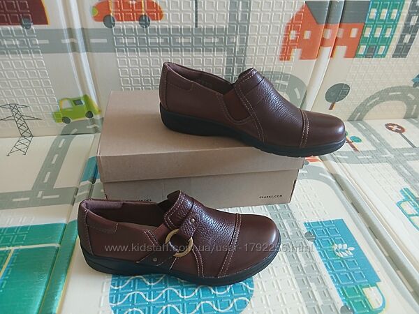 Кожаные туфли clarks оригинал 22-22,5 см стелька