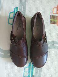 Кожаные туфли clarks оригинал 22-22,5 см стелька
