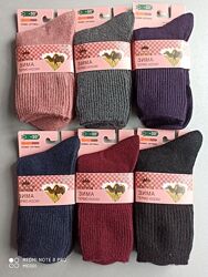 37-41 шерстяні вязані Термо носки