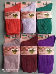 37-41 шерстяні вязані Термо носки