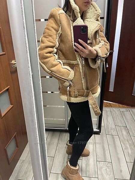 Дубленка H&M р-S/M
