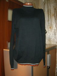 Свитерок-туника хлопковый с высоким горлом, размер L - 16 - 50