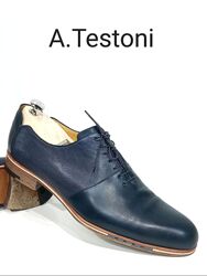 Кожаные мужские туфли A. Testoni Оригинал
