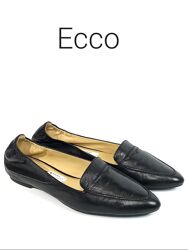 Кожаные женские туфли лодочки Ecco Оригинал