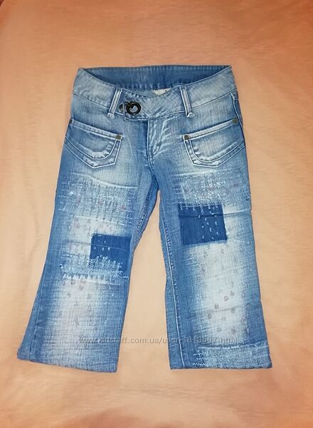 Бриджи джинсовые на девочку подростка H&M, р. 152 см