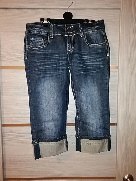 Бриджи джинсовые на девочку подростка, р. 152-164 см