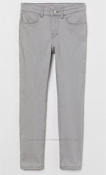 Модные джинсы скинни h&m германия р.140