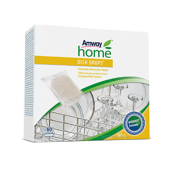 Пігулки таблетки посудомоечных посудомийних машин DISH DROPS діш дропс60шт.