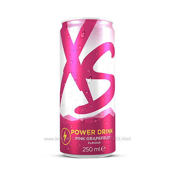 XS Power Drink Енергетичний напій зі смаком грейпфрута 12 банок x 250 мл